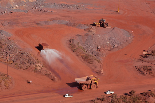 Iron ore mining