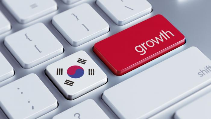 South Korea's growth is relying more on its export sector.